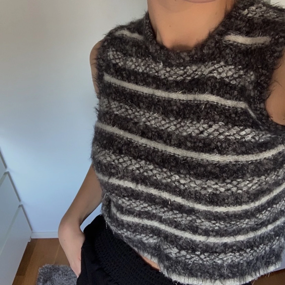 Stickad väst från Zara