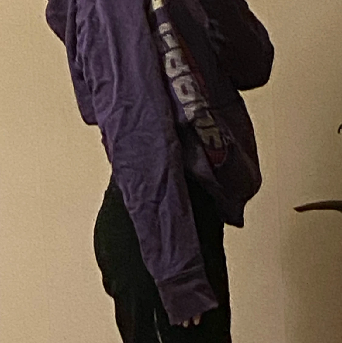 Vintage lila hoodie  