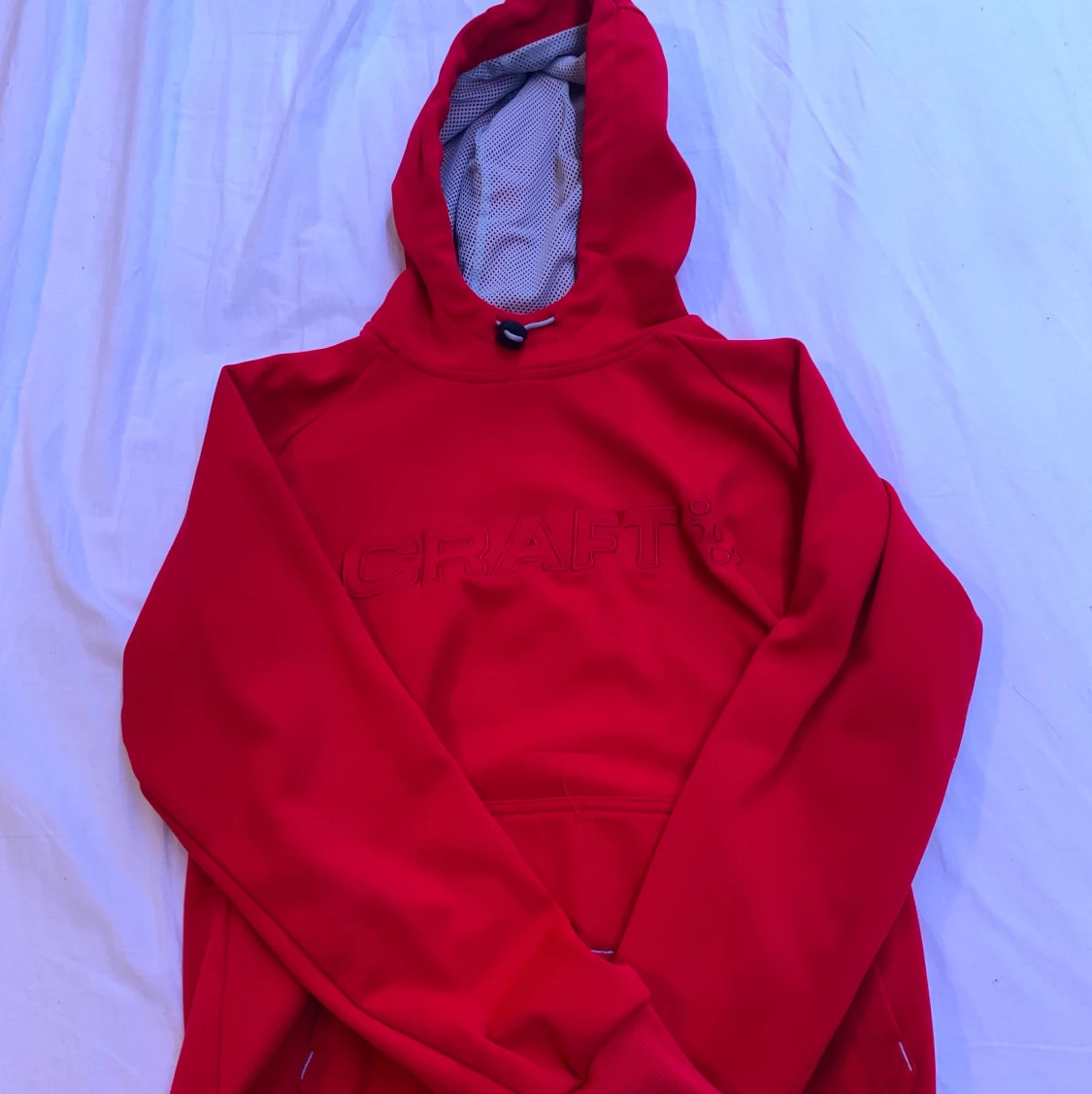 Röd Craft hoodie