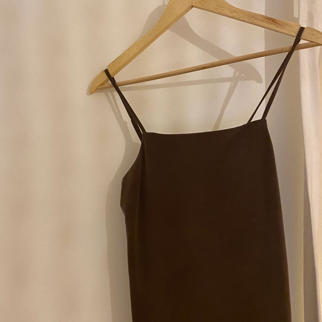 Brun långklänning  - 90