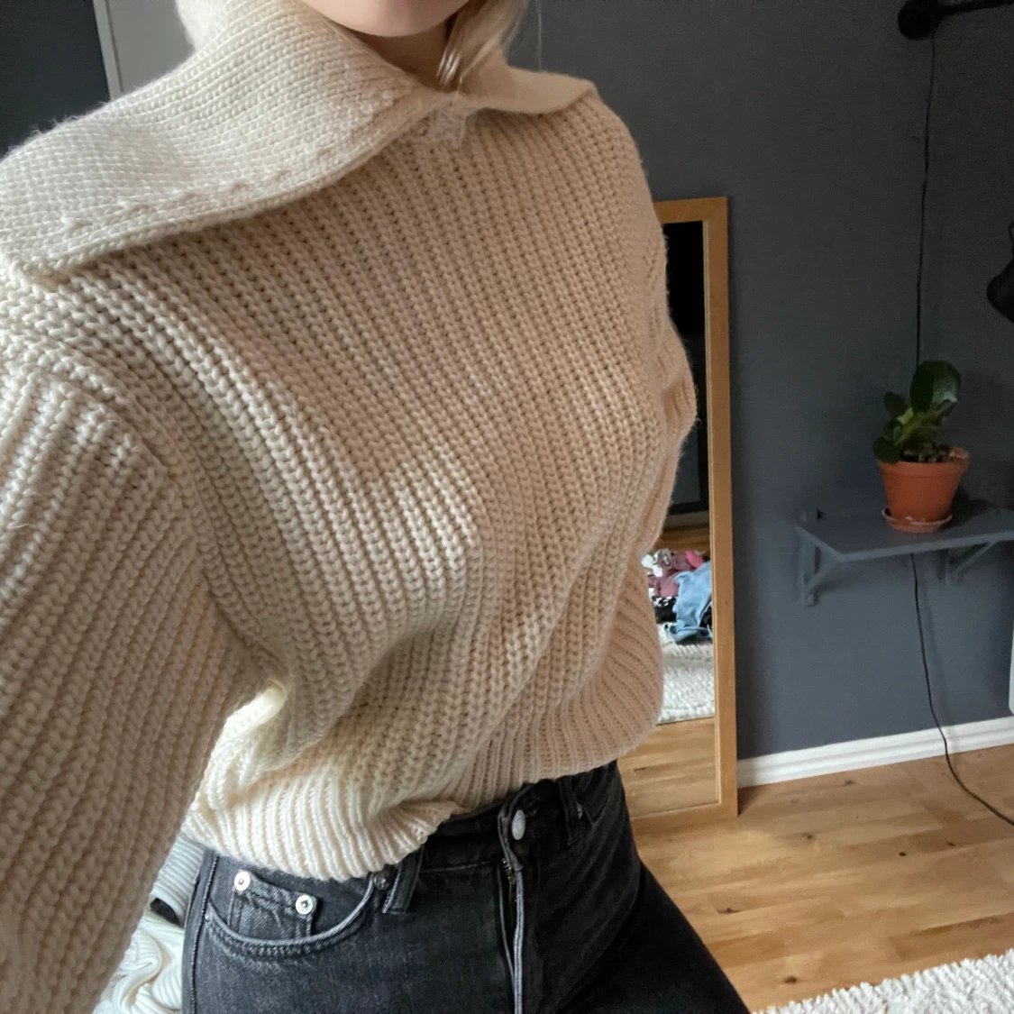 Stickad tröja  - 90