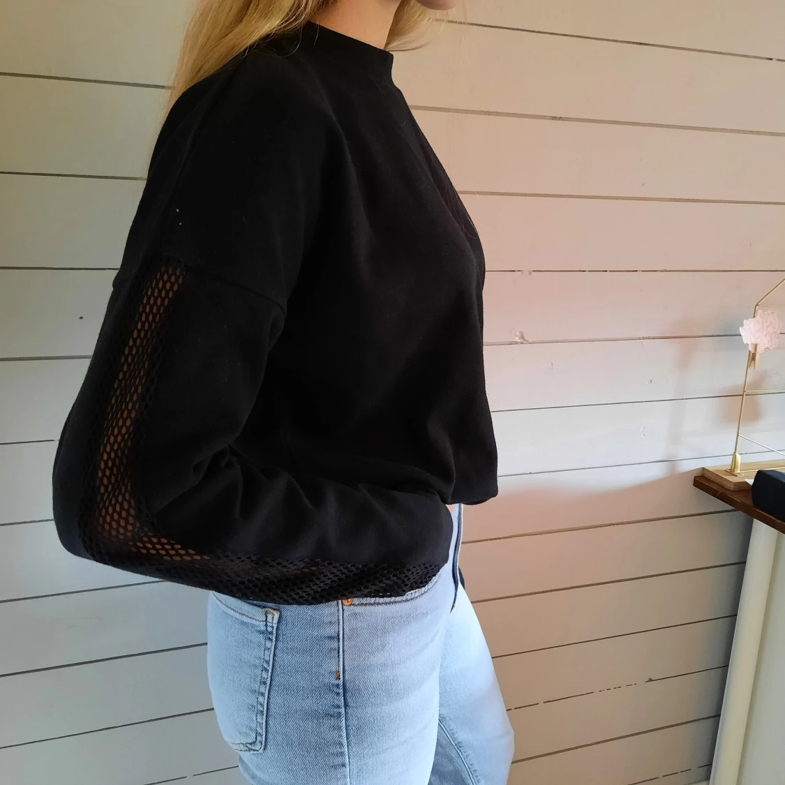 Svart sweatshirt  - 90