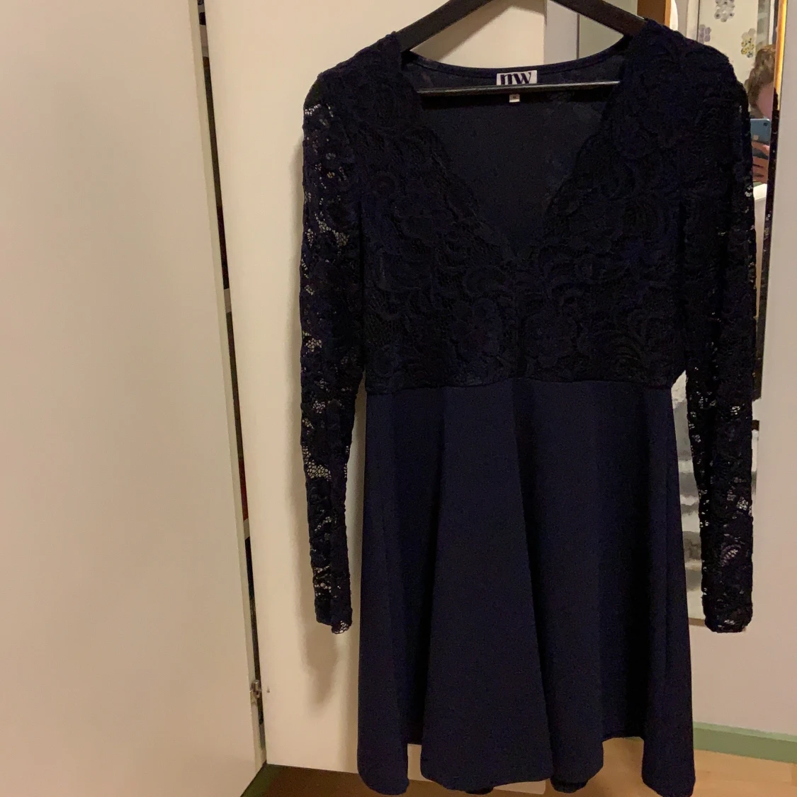 Mörkblå klänning - 90