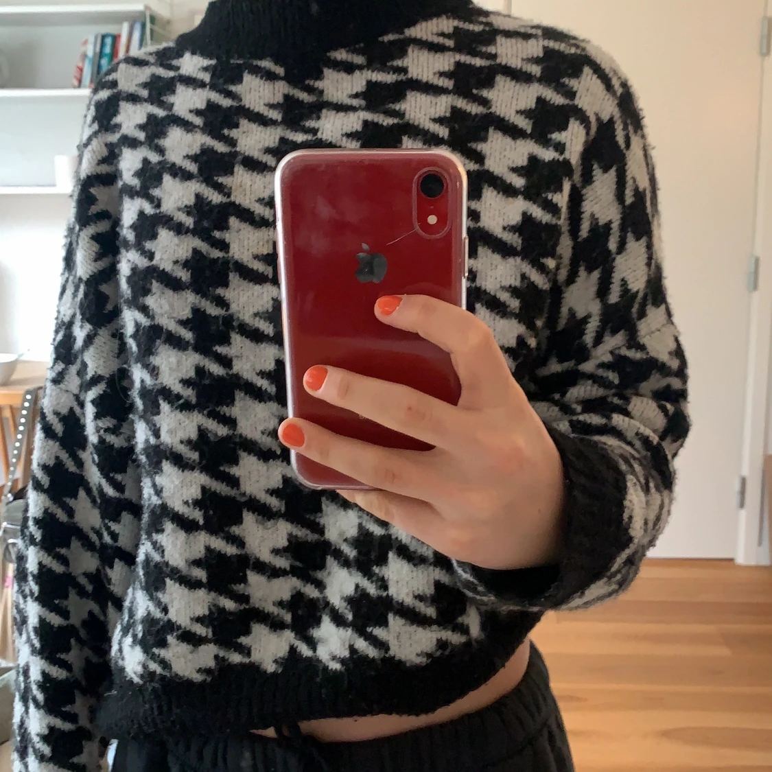 Stickad tröja i storlek M