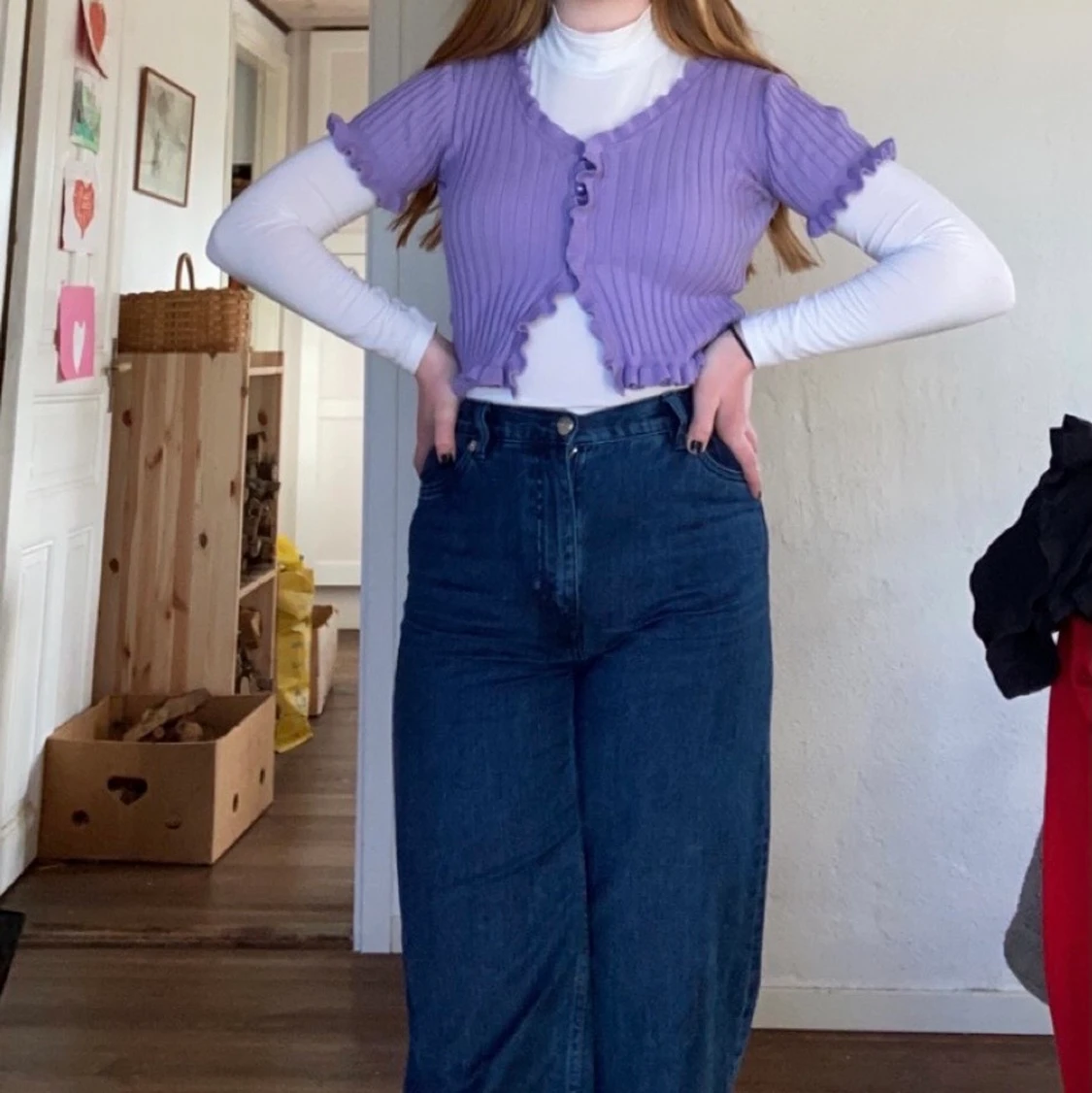 lila topp från shein  - 90