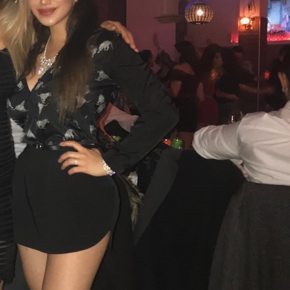 Jättefin svart klänning/skjorta storlek XS/S