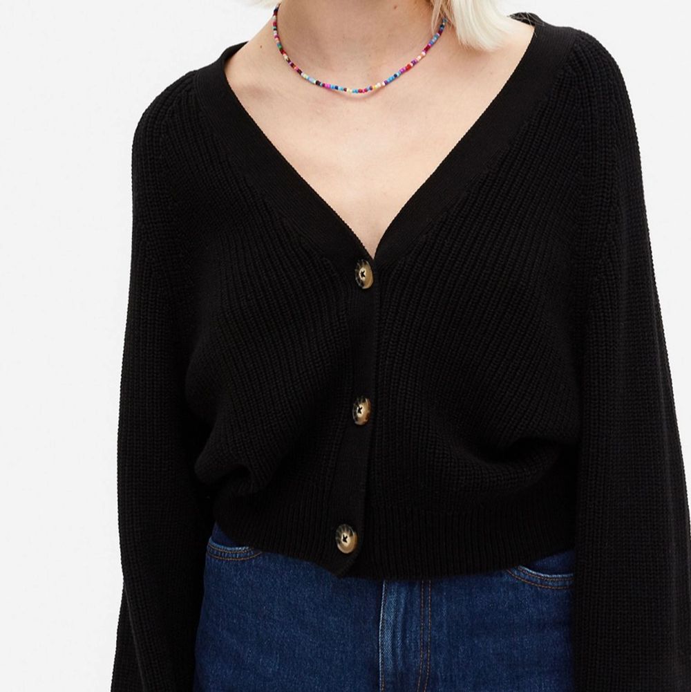 monki ribbed cardigan