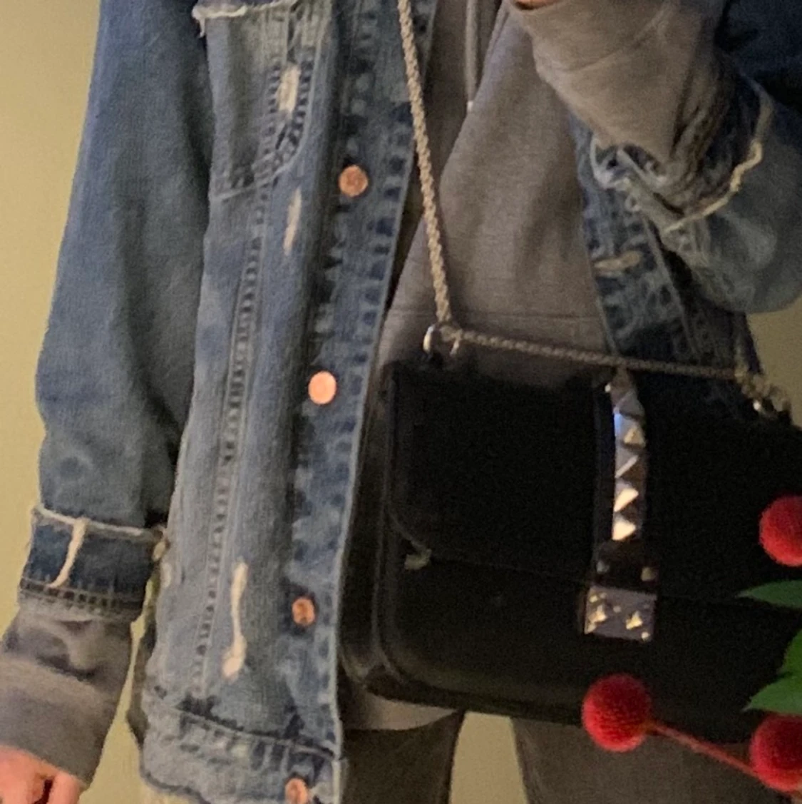 Snygg jeansjacka i oversize modell - 91