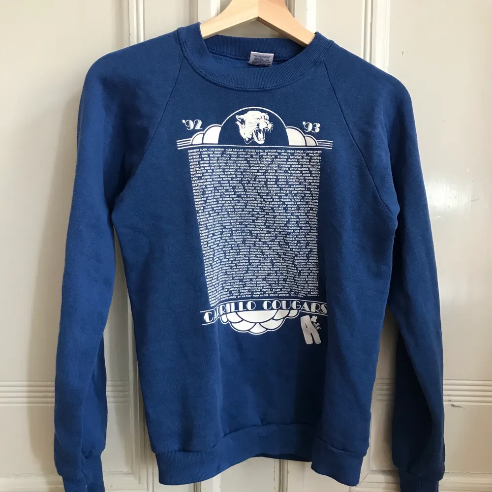 Vintage sweatshirt från 90-talet🌼 Mjuk sweater med ett mycket snyggt tryck! Normalt vintage-skick. Kontakta mig vid frågor :). Hoodies.