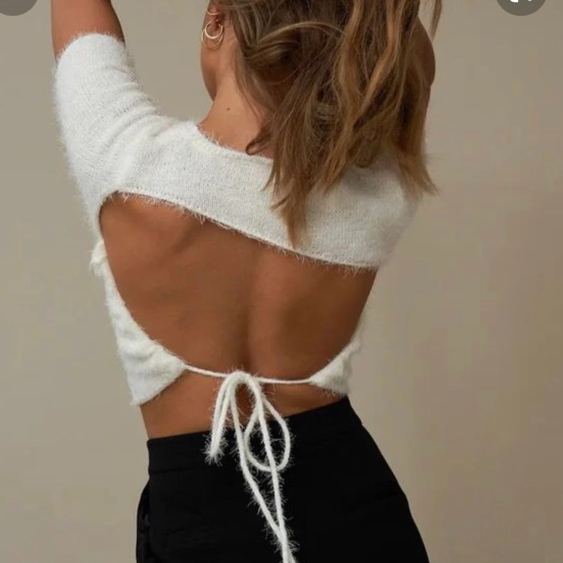 Hanna Schönberg X NA-KD vit tröja - 90