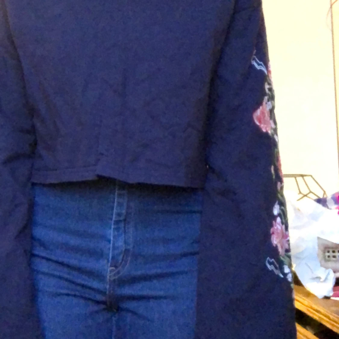 Tröja med vida ärmar strl XS - 91