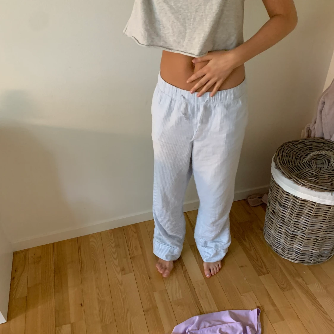 Croppad t-shirt  - 90