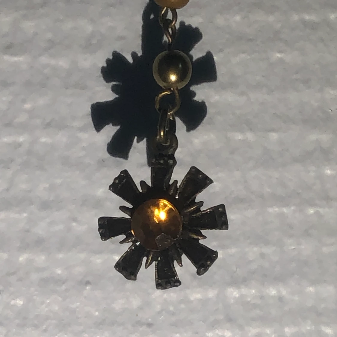 Halsband med träpärlor - 90