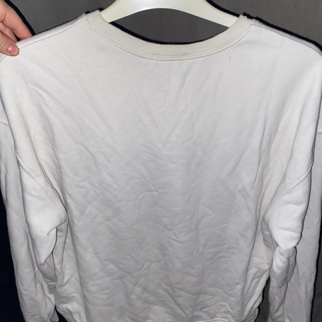 Vit sweetshirt från NY! - 90