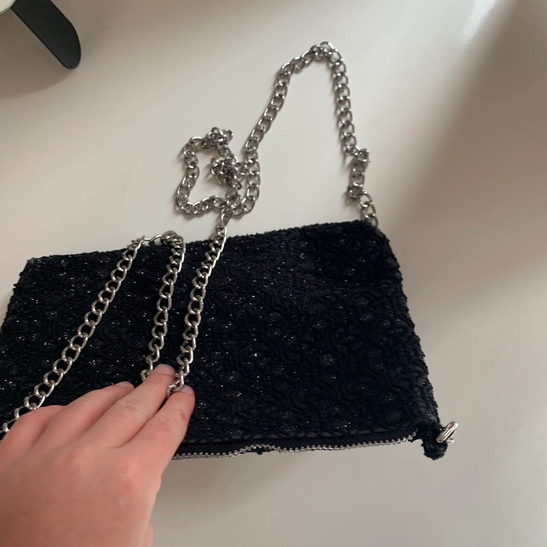 Jättefin väska med kedjeband⚡️💓! - 91