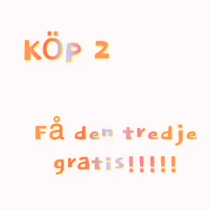 ❤️❤️ - Köp två och få den tredje gratis!!! ❤️❤️❤️