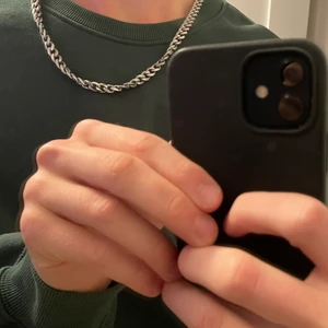 Stålhalsband/kedja - Superbra skick!