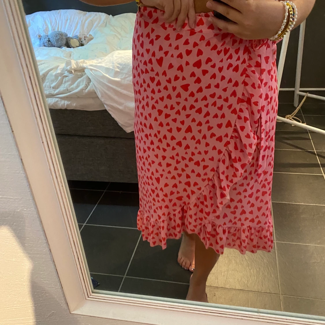 Kjol med hjärtan - 90