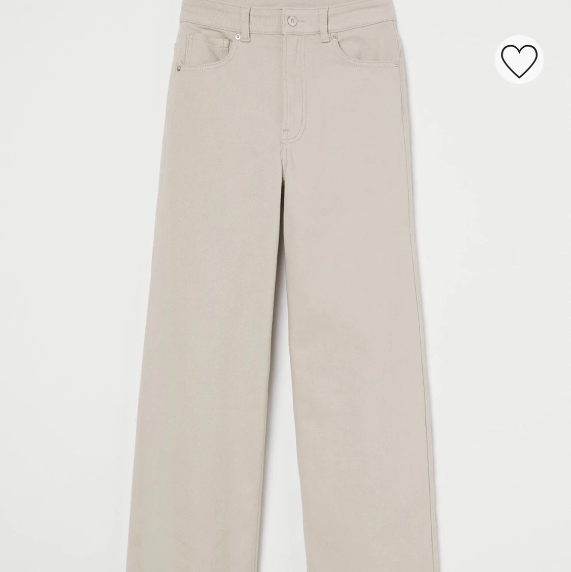 Vid twillbyxa beige