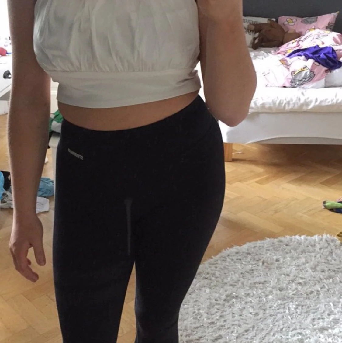 Vit sommrig topp - 90