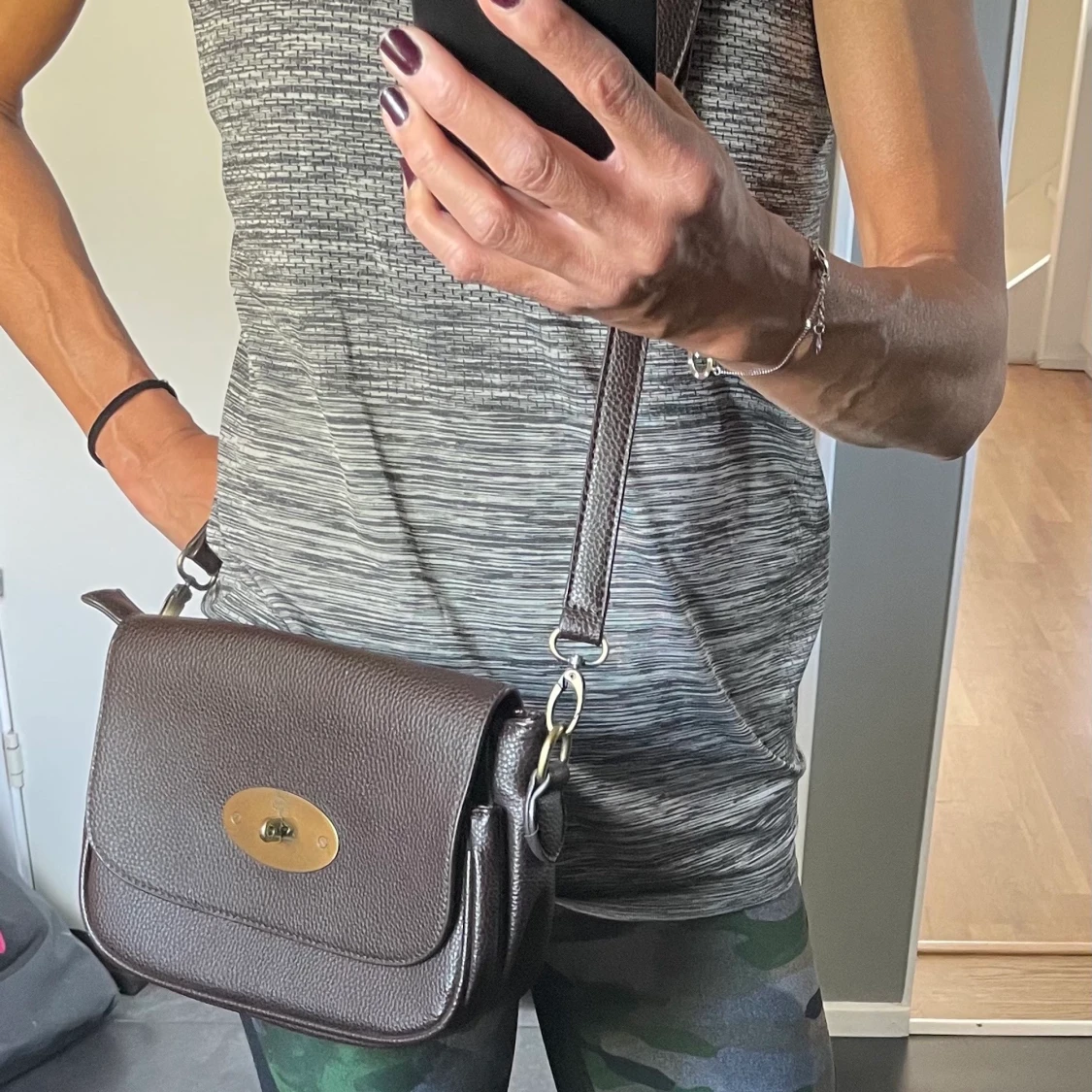 Brun Mulberry väska 