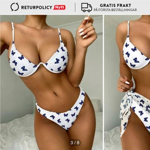 Bikini - Säljer denna helt nya och oanvända bikini från shein. (Skickar inte bild med denna på) skriv privat för funderingar !😊😊