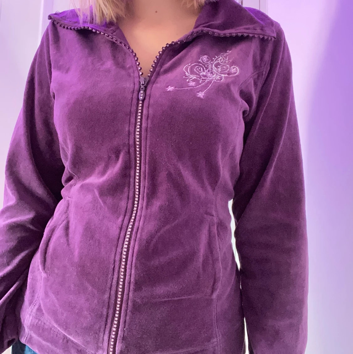 Y2k zip up hoodie - 90