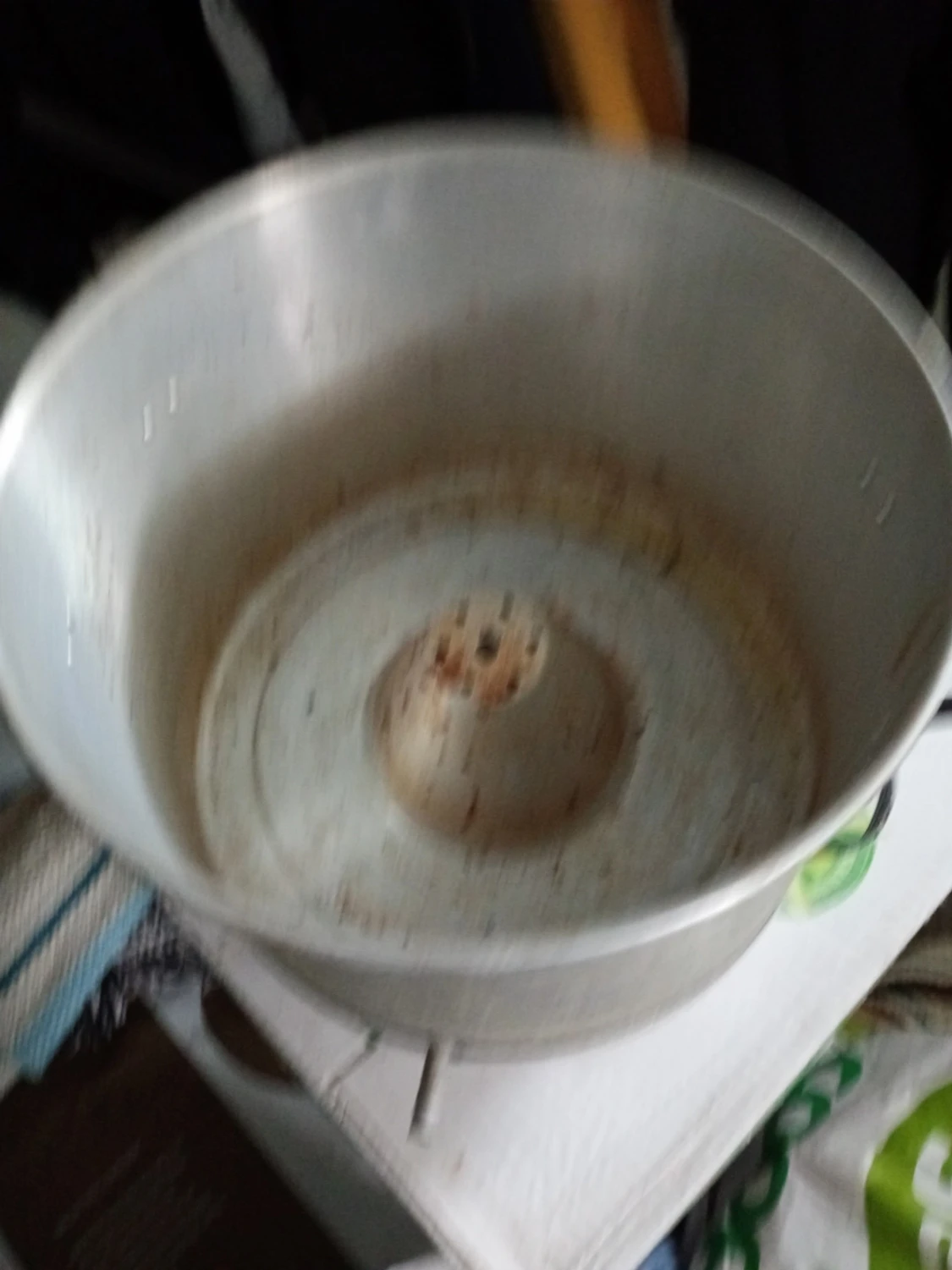 Äldre Stor aluminiumgryta med lock - 6