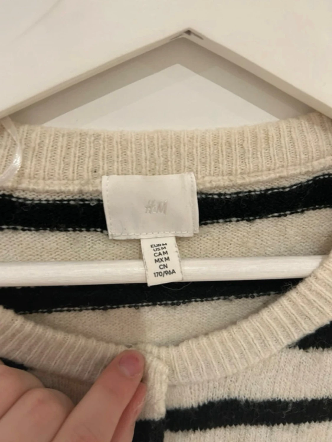 Randig kortärmad tröja - 2