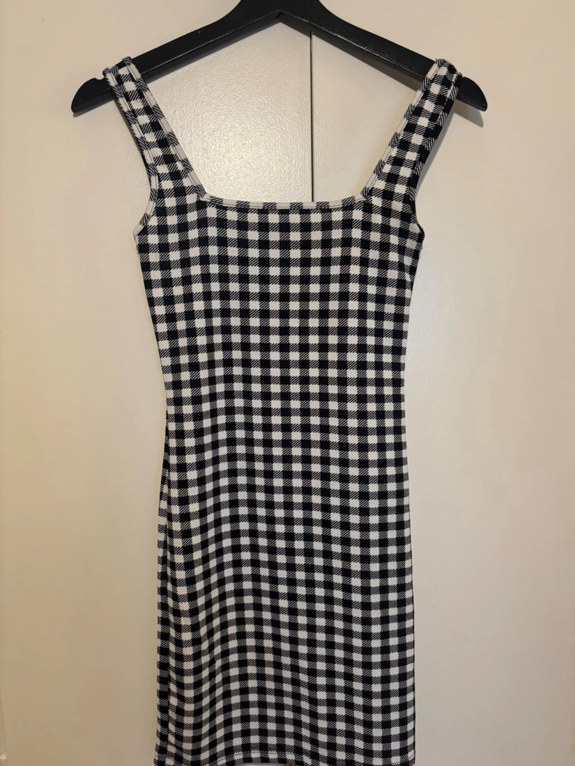 Svartvit rutig  klänning