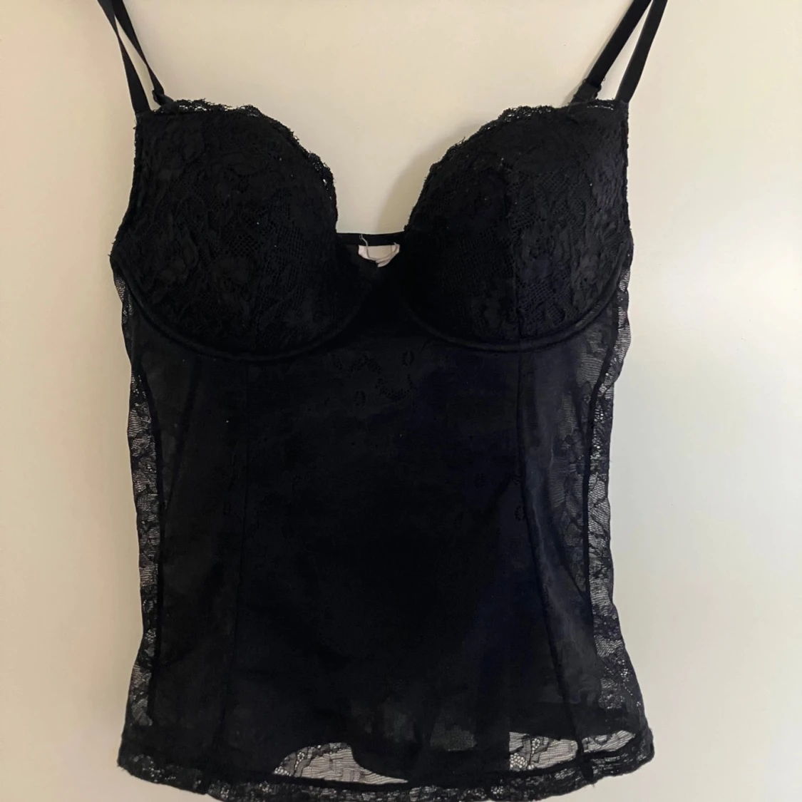 Svart spetskorsett - 1