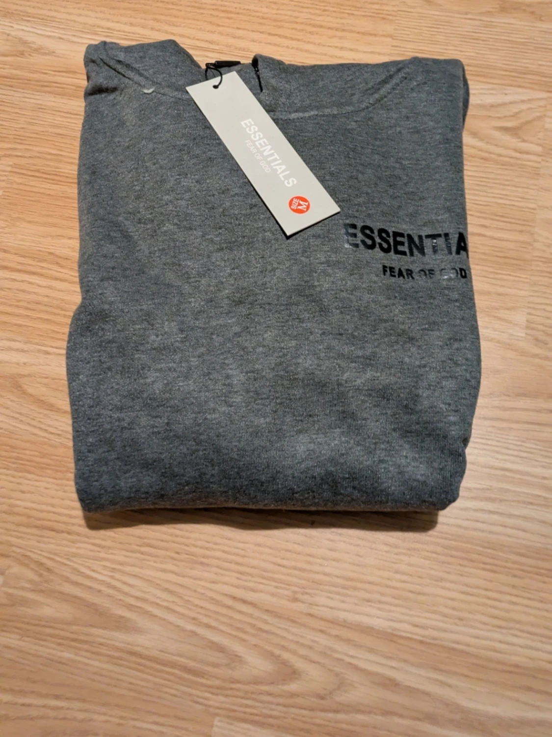 Grå Essentials Fear of God hoodie - 3
