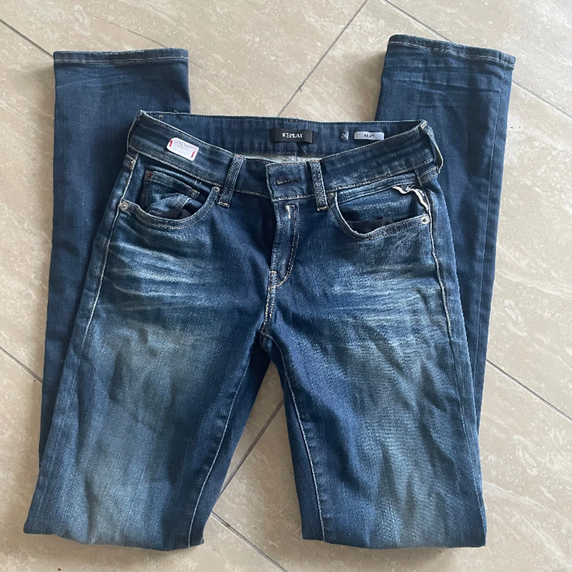 Lågmidjade jeans