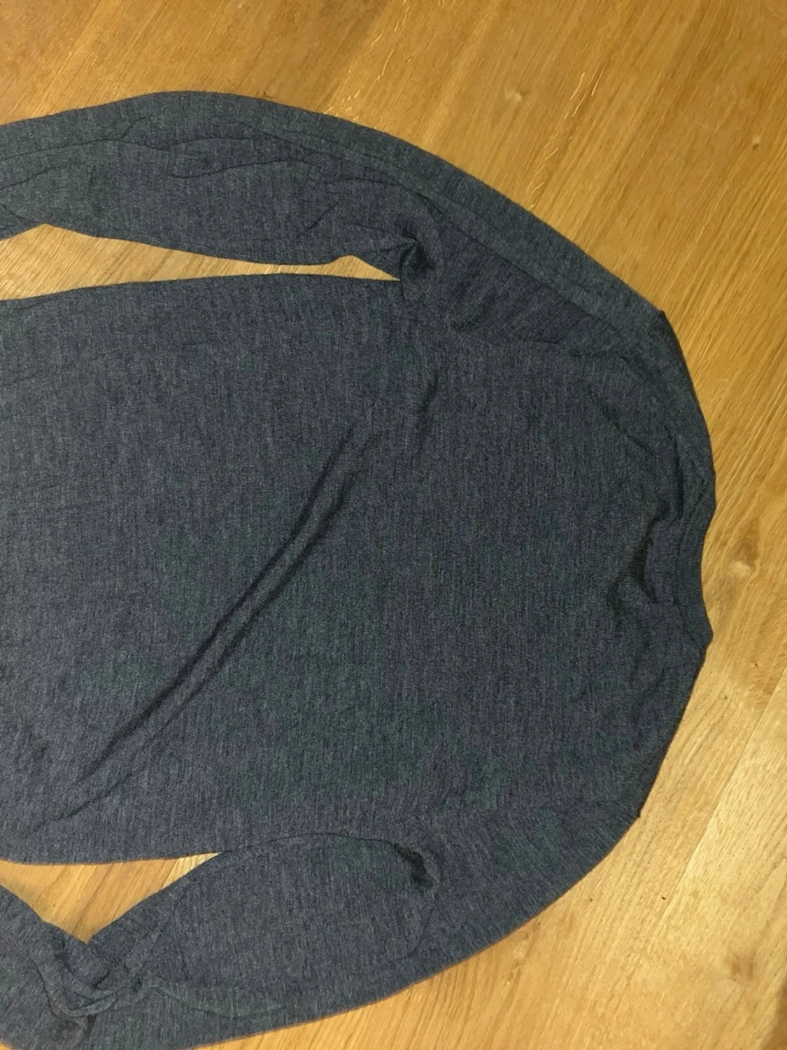 Mörkgrå stickad tröja RILEY - 2