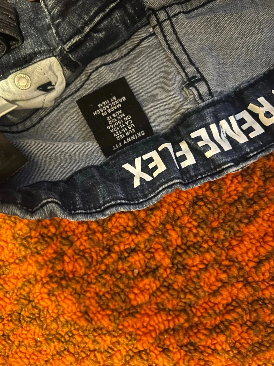 Mörkblå skinny jeans EXTREME FLEX - 1