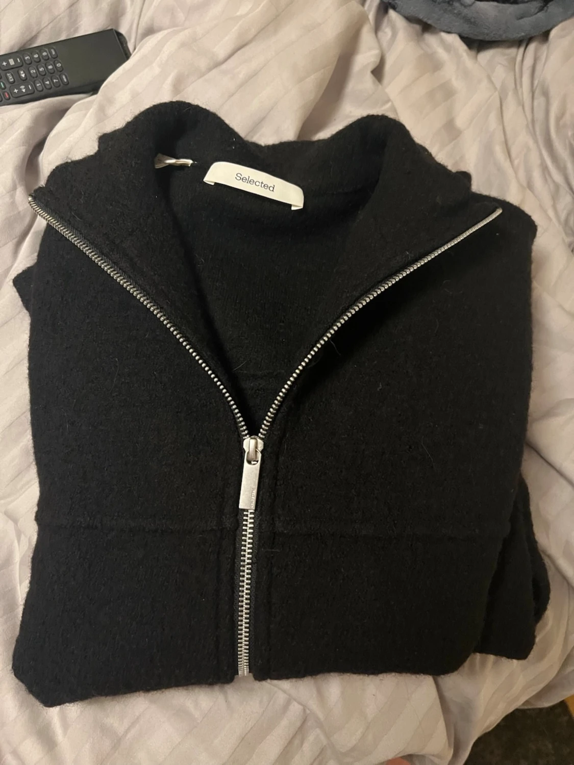 Svart ulljacka från Selected - 1