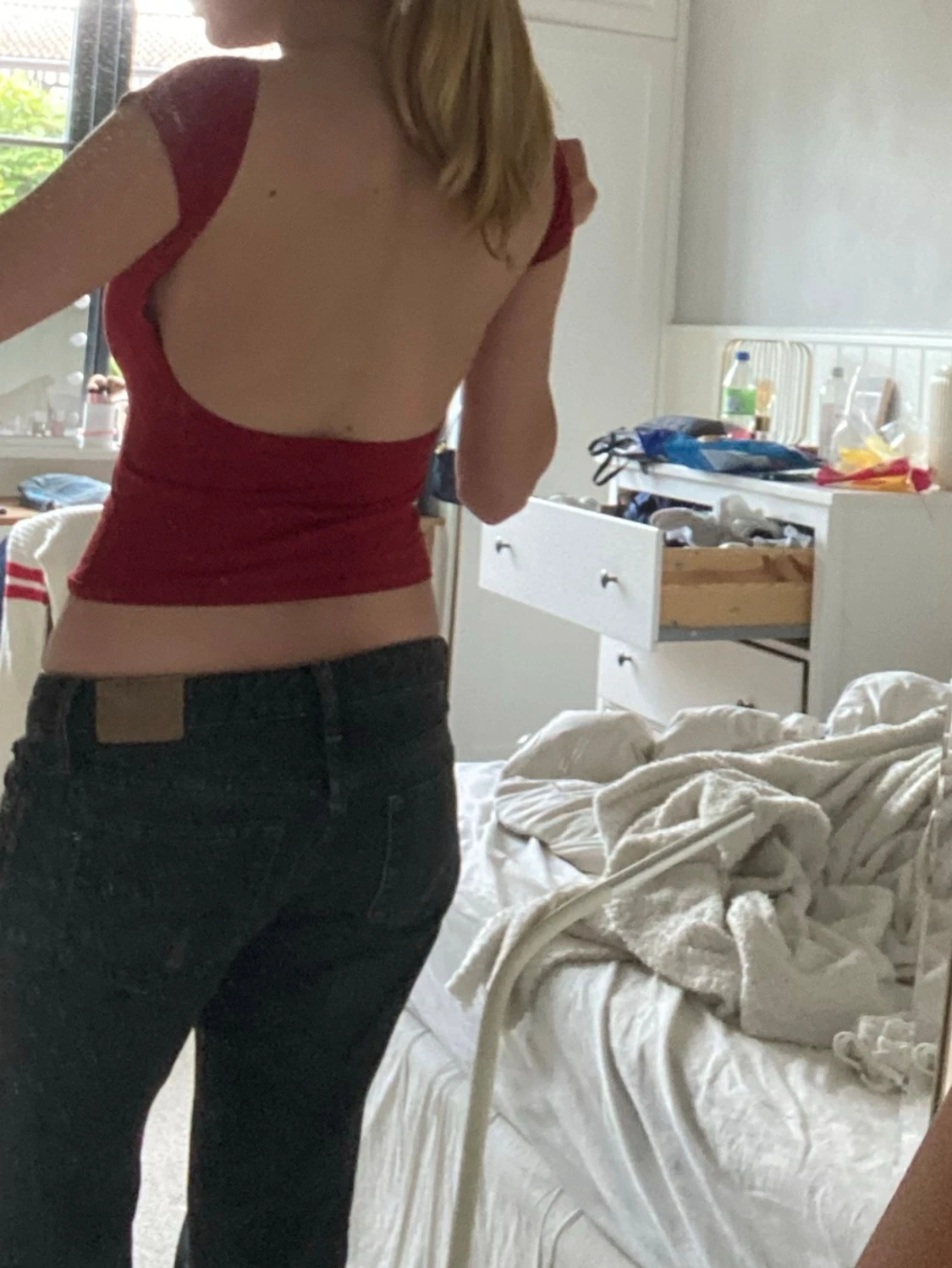 Röd topp Subdued - 2