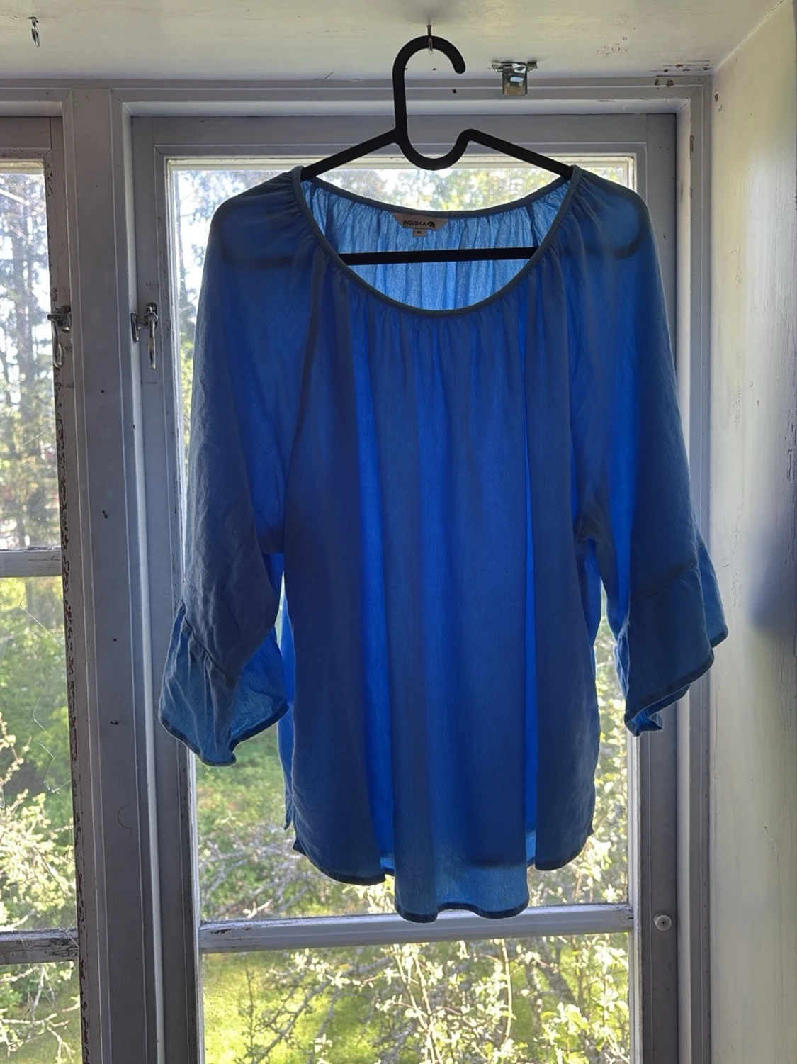 Blå blus