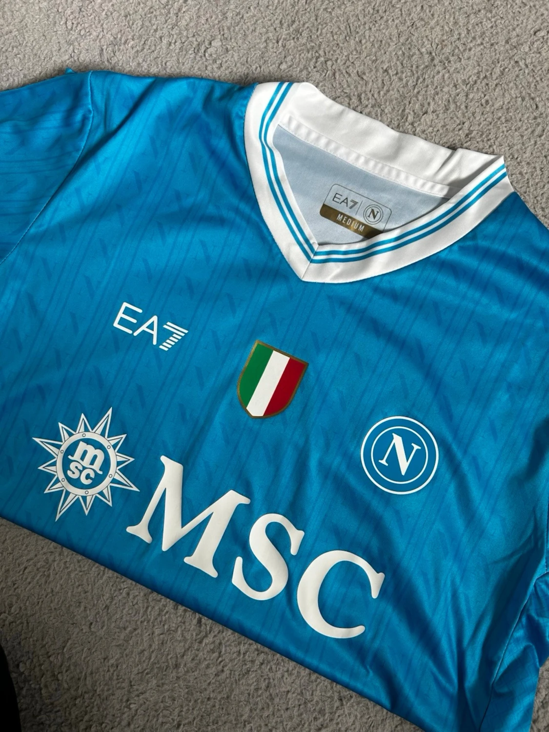 Napoli matchtröja EA7 blå - 2