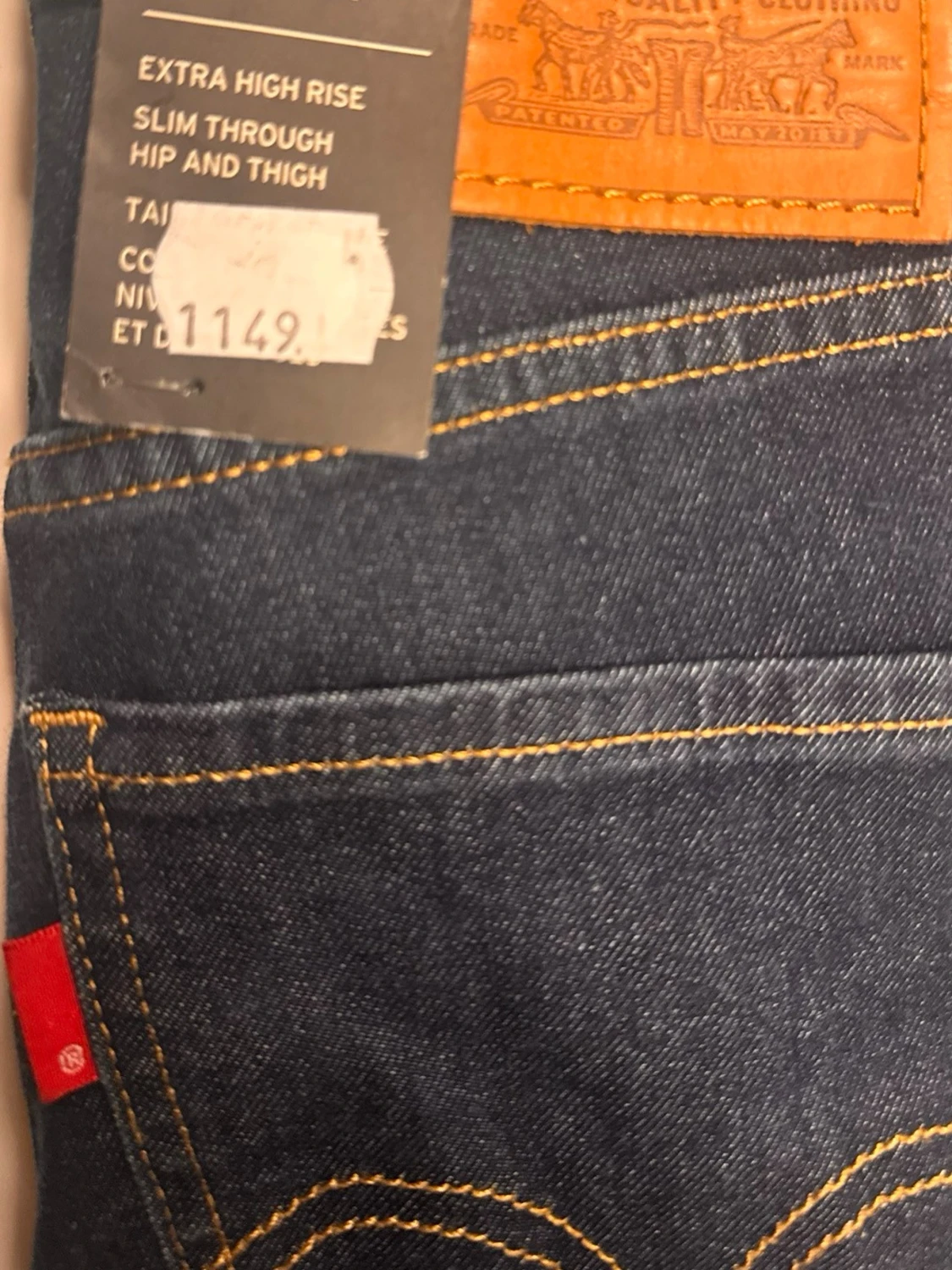 Levi's Mile High Super Skinny jeans 25*28 - 6