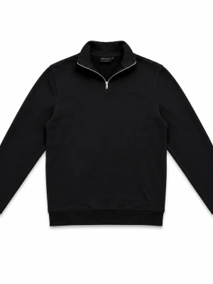Svart half-zip tröja med krage - Svart långärmad tröja med half-zip och hög krage. Tröjan är från asos design.