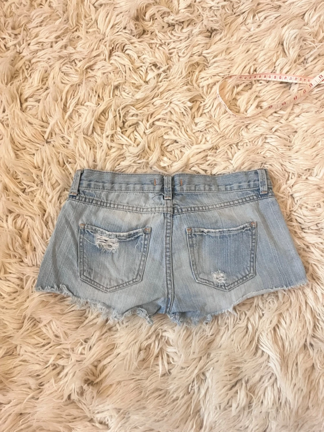 Superlowrise jeansshorts  - 2
