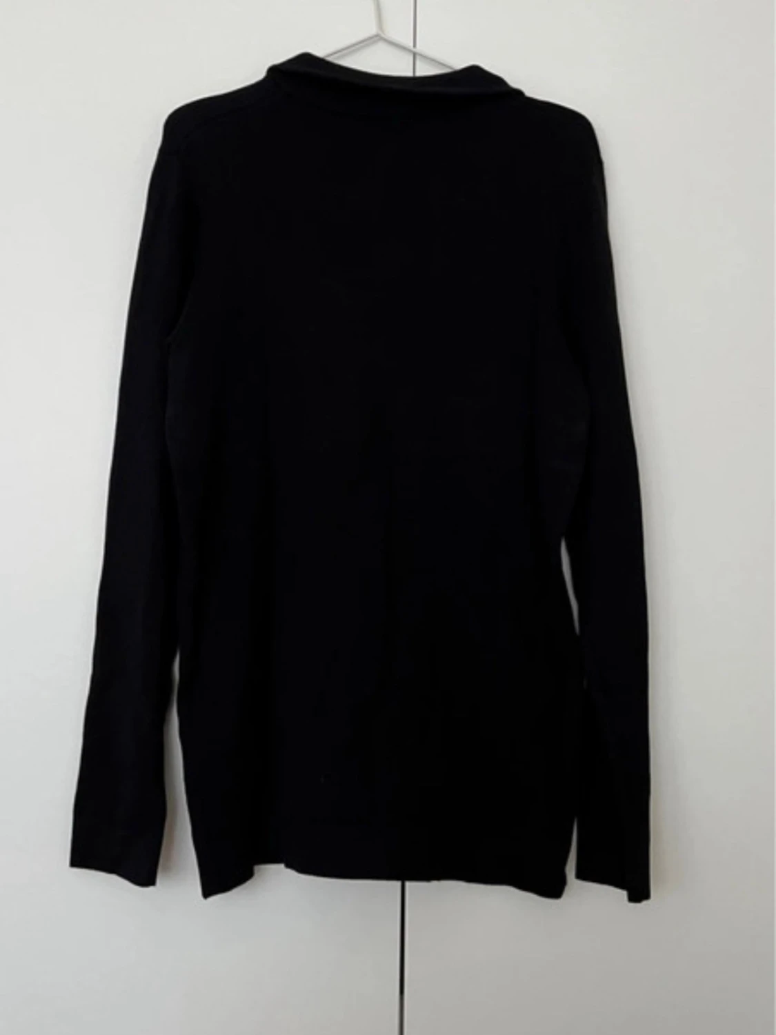 Svart stickad tröja med dragkedja H&M - 2