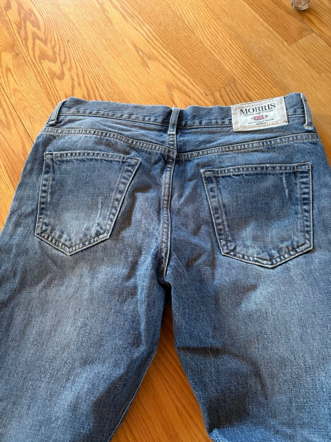 Blå slitna jeans från Morris stl32/33 - 5