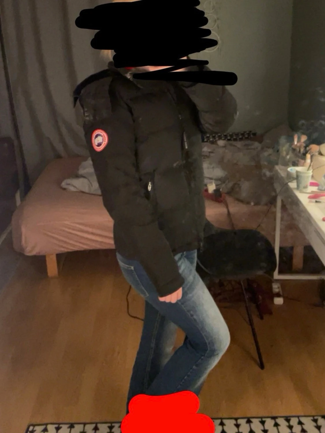 Svart dunjacka från Canada Goose