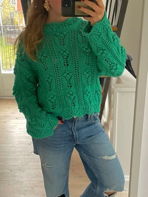 Grön stickad tröja - Supersnygg grön stickad tröja från Zara💚