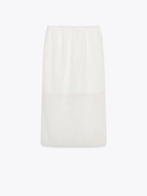 Vit midikjol  - Vit midikjol från Zara.