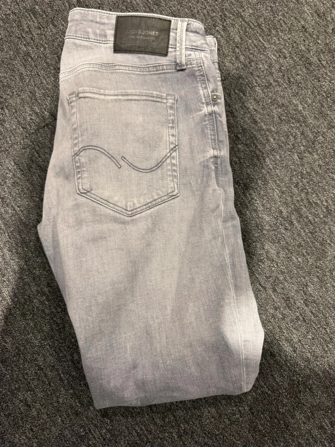 Ljusblå raka jeans från Jack & Jones  - 3