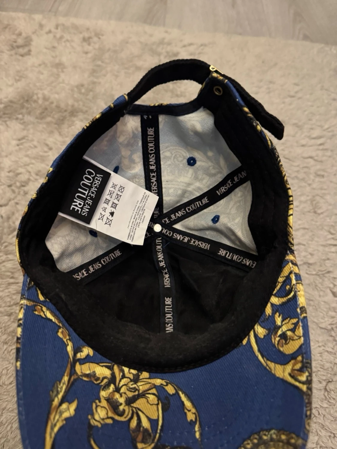 Versace Jeans Couture blå/guld keps - 2