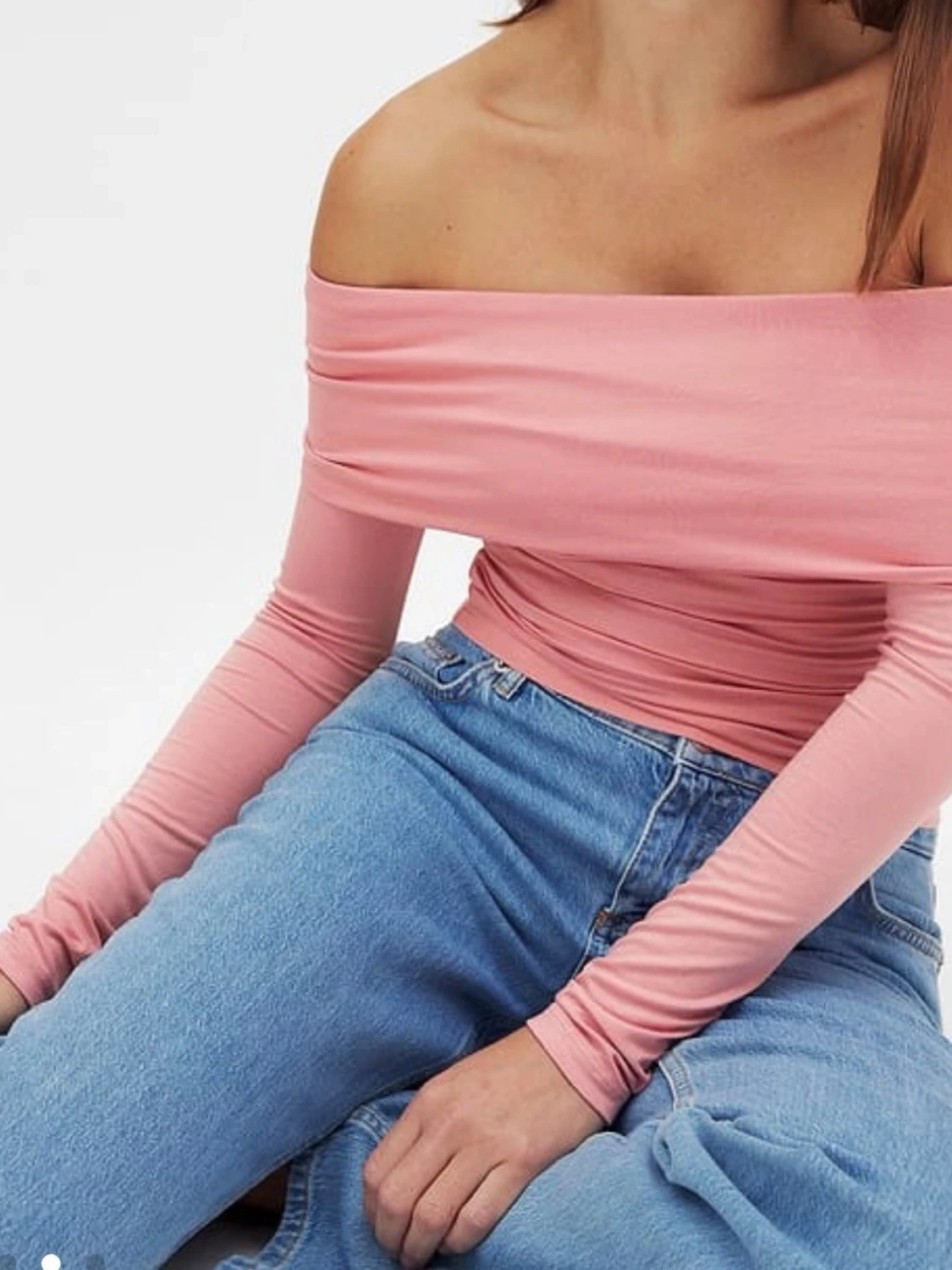 Rosa offshoulder topp från NA-KD - 2